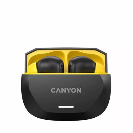 Slúchadlá TWS bezdrôtové Bluetooth 5.4, CANYON „Hexagon 7“, čierno-žlté 2