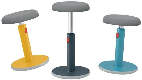 Stolička, ergonomická, LEITZ "Ergo Cosy Active", pokojná modrá 3