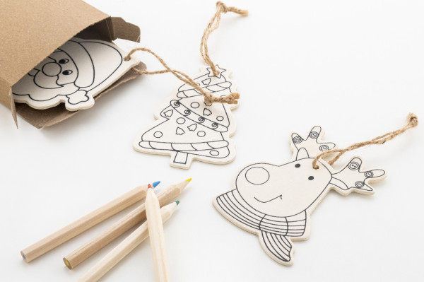 Oppland vianočné ozdoby na vyfarbenie na stromček 1