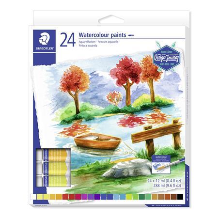 Tempera, STAEDTLER "Design Journey", 24 rôznych farieb 1