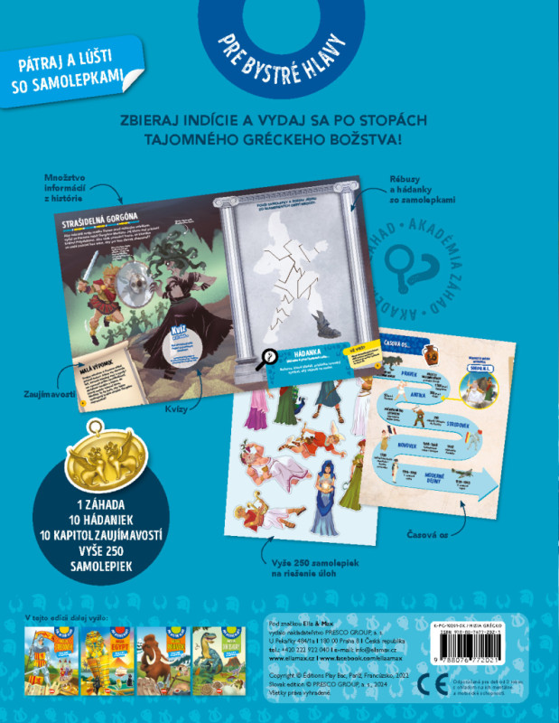 MISIA GRÉCKO – Pátraj a lúšti so samolepkami 5