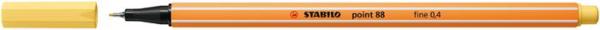 Liner, 0,4 mm, STABILO "Point 88", svetložltý 2