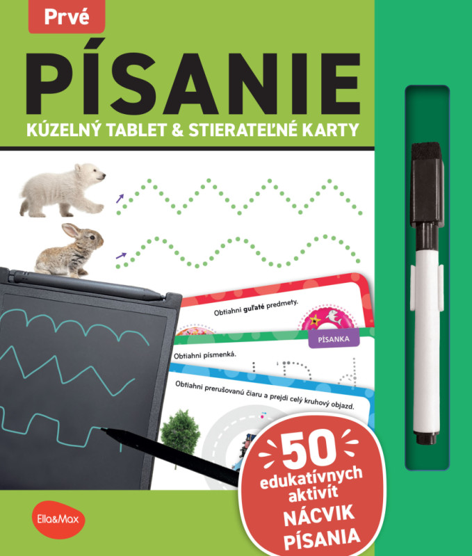 Kúzelný tablet & stierateľné karty – Prvé PÍSANIE 6