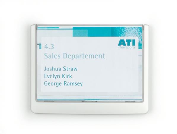 Informačná tabuľa, 149x105,5 mm, DURABLE "CLICK SIGN", biela 2