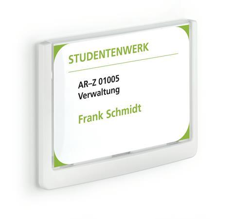Informačná tabuľa, 149x105,5 mm, DURABLE "CLICK SIGN", biela 3