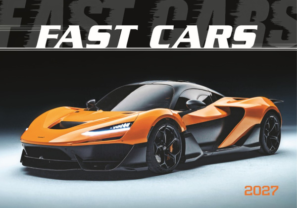 Nástenný kalendár Fast cars 2027 1