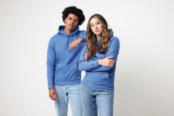 Nefarbená mikina s kapucňou IQONIQ Torres z recykl. bavlny heather blue S 5