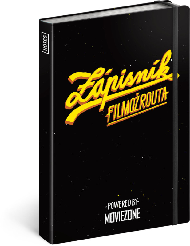 NOTIQUE Notes Zápisník filmožrúta CZ, 13 x 21 cm
