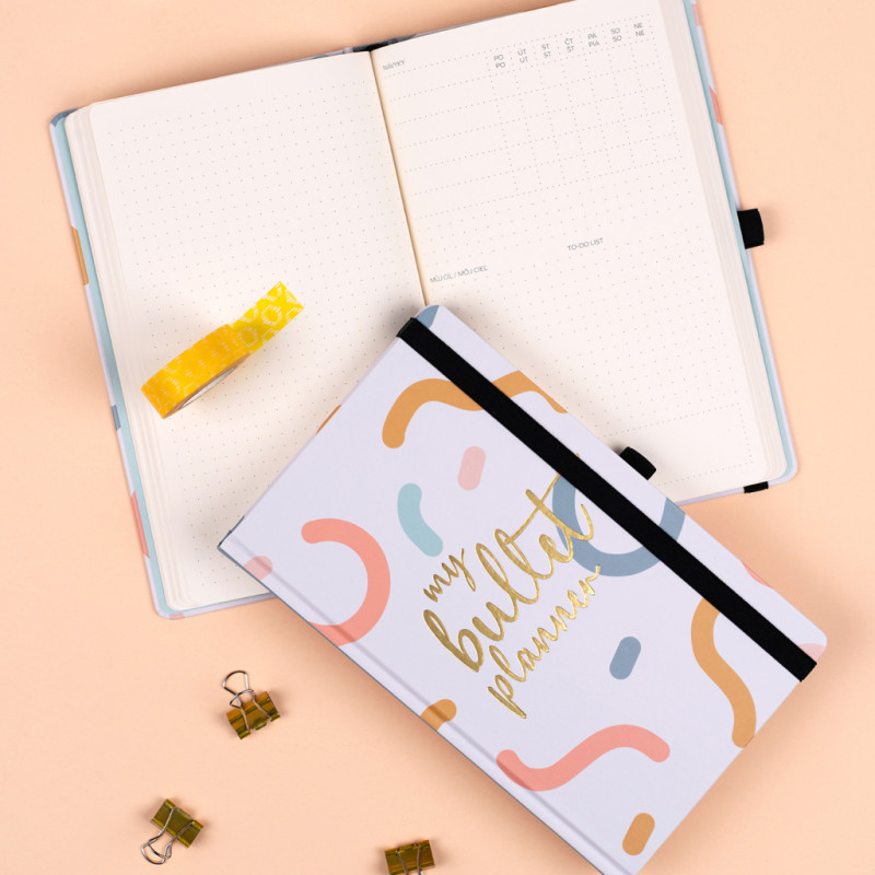 Týždenný nedatovaný diár My Bulelt Planner, 13 × 21 cm CZ/SK 5