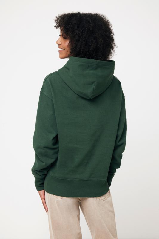 Mikina s kapucňou IQONIQ Yoho relaxed fit z recykl. bavlny forest green XXXL 11