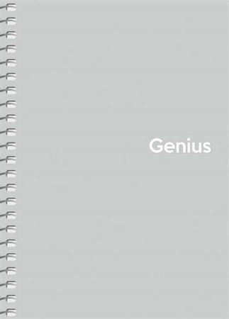 Špirálový zošit, štvorčekový, A6, 80 listov, PP obal, SHKOLYARYK "Genius Pastel", mix 4