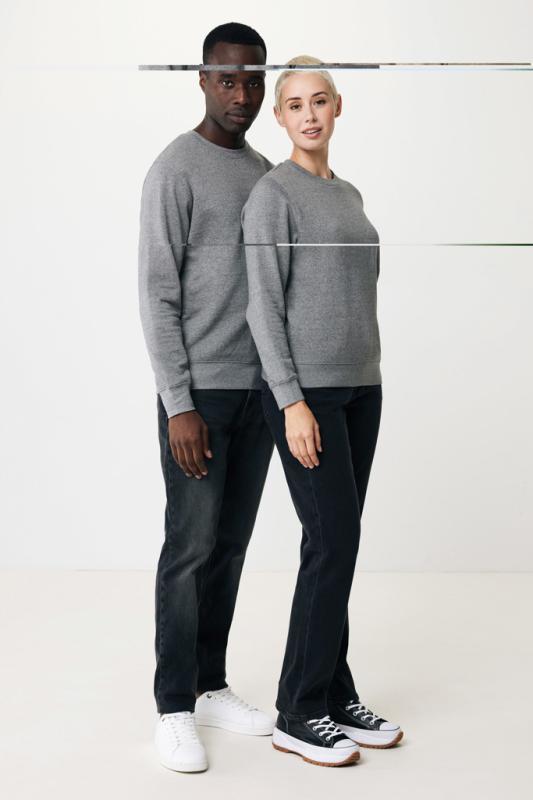 Ľahká mikina IQONIQ Etosha z recykl. bavlny light heather anthracite XL 5