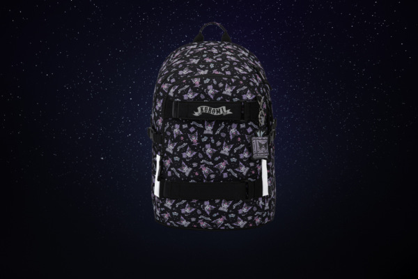 BAAGL Školský batoh Skate Kuromi Black GRS 9