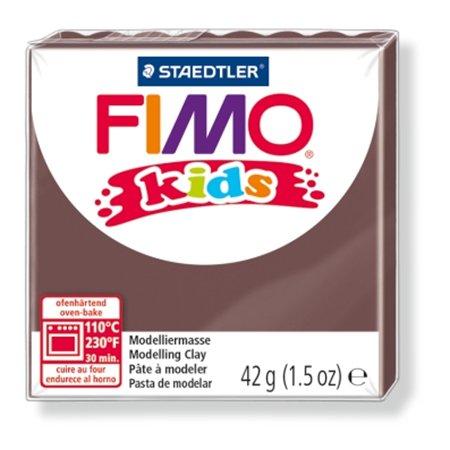 Modelovacia hmota, 42 g, FIMO "Kids", hnedá 1