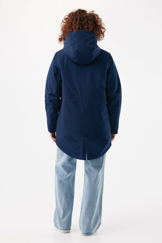 IQONIQ Thelon parka z recyklovaného polyesteru námornícka modrá L 8