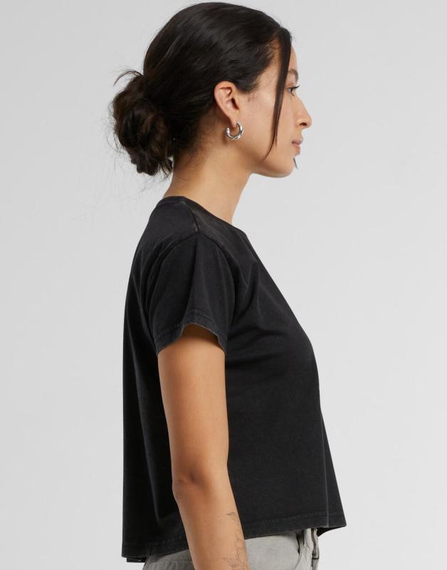Ladies Vintage Cropped Tee 2