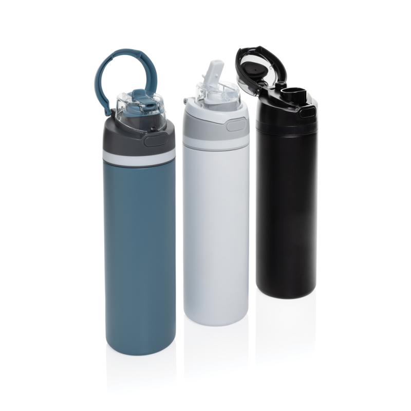 Uzatvárateľná fľaša Omni Sip 720ml z RCS recyklovanej ocele čierna 11