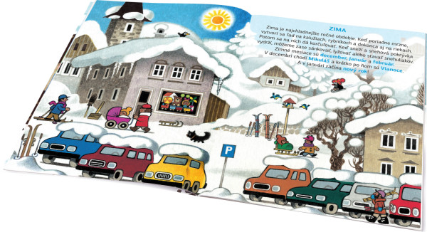 KRTKO a ZIMA ─ Kniha samolepiek 1