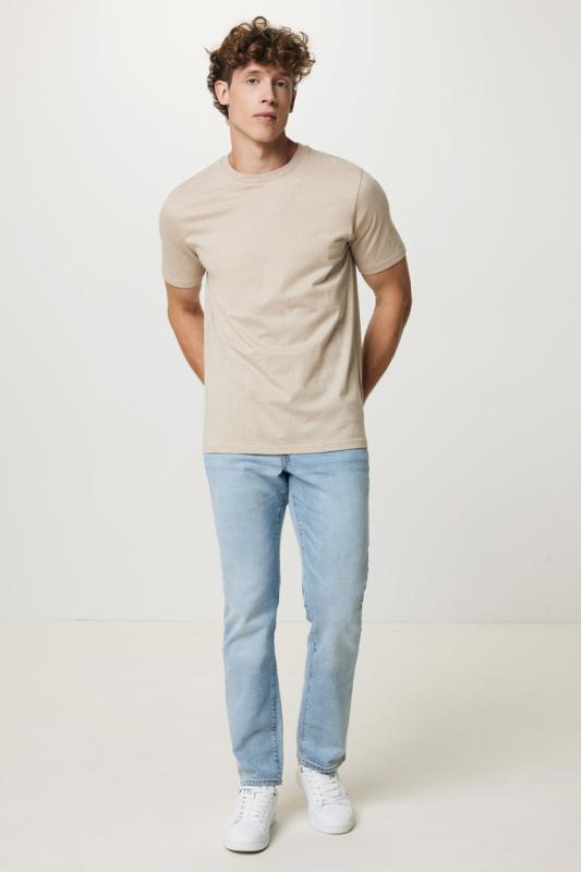 Ľahké tričko IQONIQ Sierra z recykl. bavlny light heather brown XXS 8