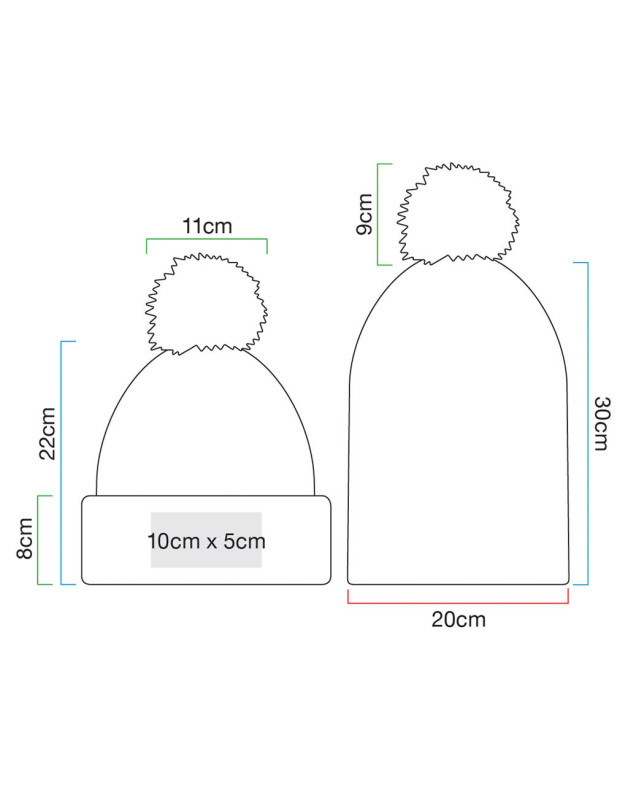 Čiapka s brmbolcom Chunky Beanie 5