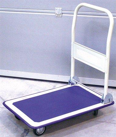 . Skladateľný prepravný vozík, nosnosť 150 kg, modrý/biely