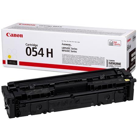 CRG-054H laserový tóner i-Sensys, k tlačiarňam LBP621 623, MF641, 643, CANON, žltá, 2,3k 1