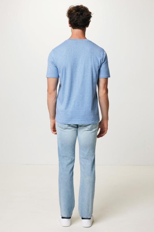 Ľahké tričko IQONIQ Sierra z recykl. bavlny light heather blue XXS 10