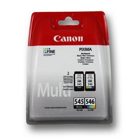 PG-545/CL-546 náplň multipack do tlačiarní Pixma MG2450, MG2550, CANON, čierna, farebná, 2