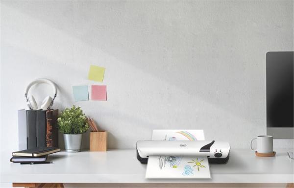 Laminovací stroj, A4, 75-125 mikron, GBC "Inspire+", biela 5