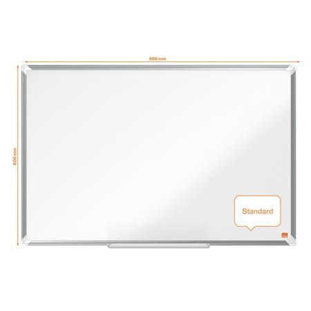 Biela tabuľa, Nanoclean, magnetická, širokouhlá, 40"/89x50cm, hliníkový rám, NOBO "Impress 4