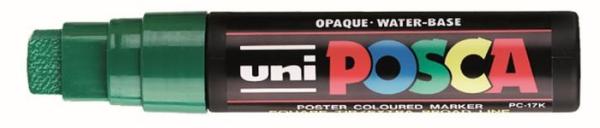 Dekoračný popisovač, 10-15 mm, UNI "Posca PC-17K", zelený 1