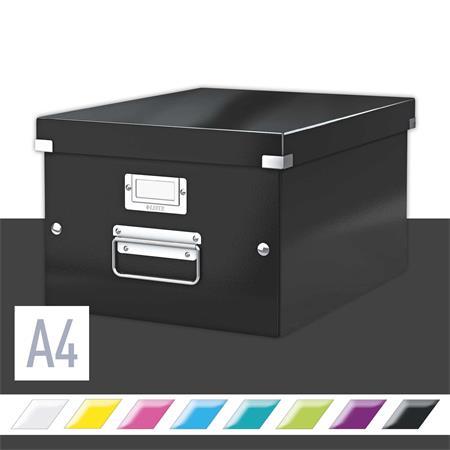 Odkladací box, A4, LEITZ "Click&Store", čierna 2