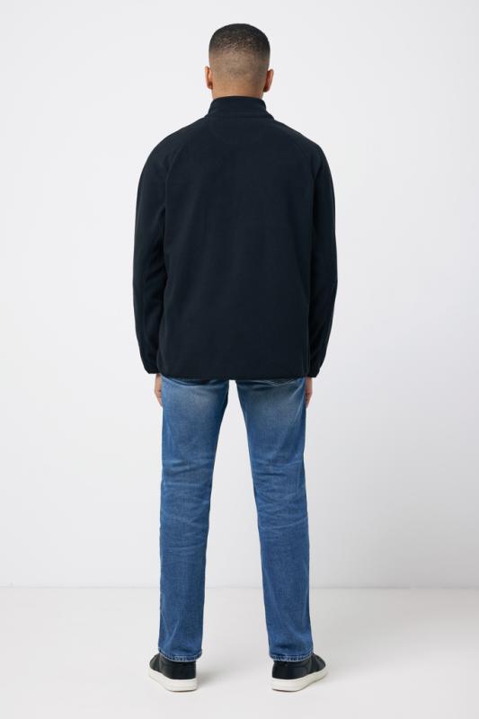 Micro fleece bunda na zips IQONIQ Talung z rec. polyesteru čierna XXS 8