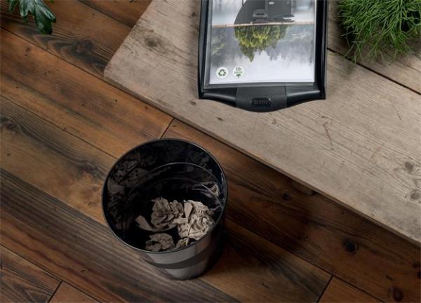 Odpadkový kôš, 15 litrový, LEITZ "Recycle", čierna 2