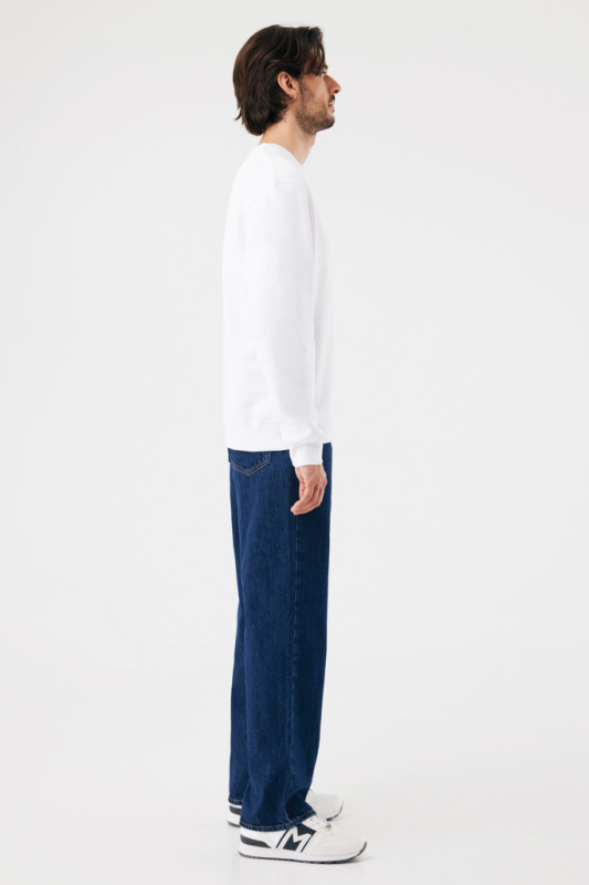 IQONIQ Toria Unisex mikina s okrúhl. výstrihom z rec. bavlny recycled white XXXL 12