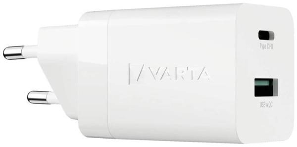 Sieťová nabíjačka, 1xUSB, 1x USB-C výstup, 38W, VARTA "Speed"