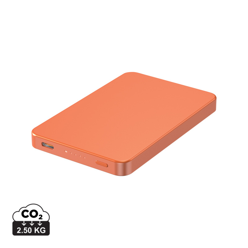 Urban Vitamin Marin 5000 mAh magnet. 15 W bezd. powerbanka oranžová