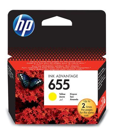 HP Deskjet Ink Advantage 3520 sér., žltá náplň, 600 str.., Nr. 655 1