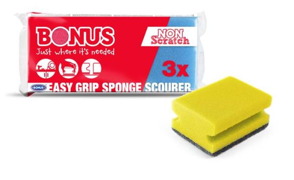 Špongia, 3 ks, BONUS