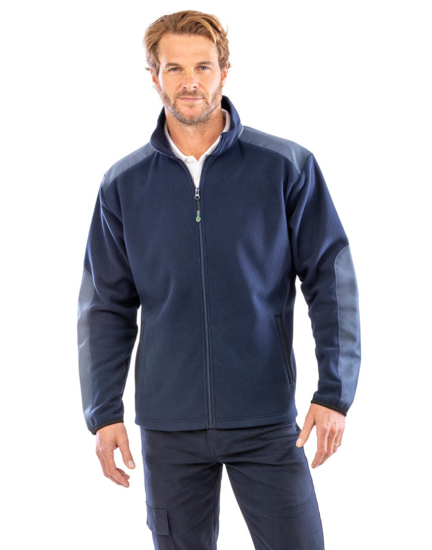 Pracovná mikina z recyklovaného hrubého mikroflísu