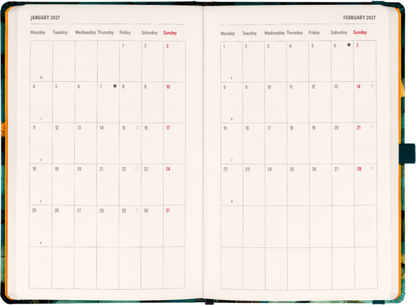 NOTIQUE Planbook planner/notebook Cat 2027, 13 x 21 cm 3