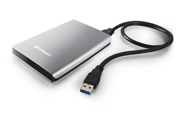 2,5" HDD (pevný disk), 2TB, USB 3.0, VERBATIM, strieborná 3