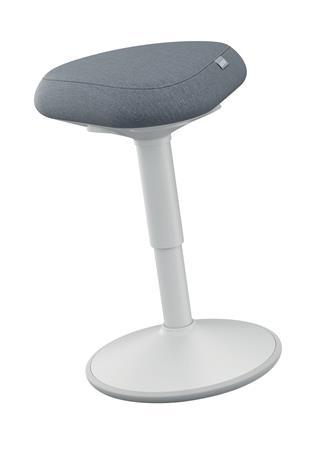 Balančná stolička na sedenie, ergonomická, LEITZ "Ergo Active", svetlosivá 1