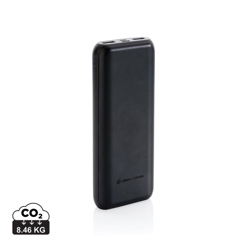 Powerbanka Urban Vitamin Pasadena 20 000 mAh 18W PD čierna