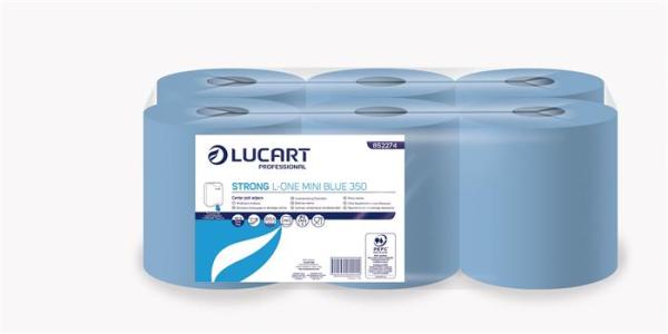 Utierky, v kotúči, 2-vrstvové, LUCART "L-One mini Strong Blue 350", modrá 1