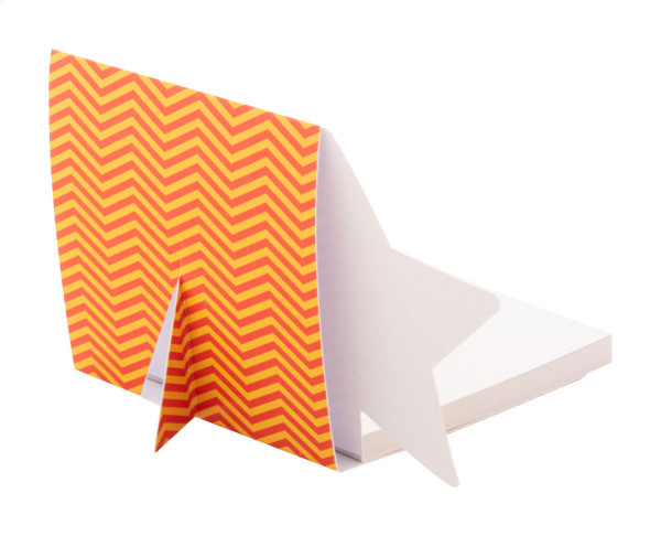 CreaStick Xmas lepiaci poznámkový blok na zákazku, hviezda 2