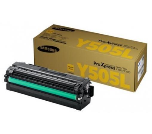 CLT-Y505L toner pre SL-C2620DW, SL-C2670FW tlačiarne, SAMSUNG, žltý, 3,5k 1