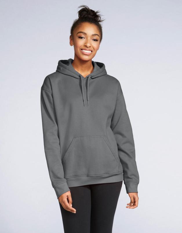 Softstyle Midweight Fleece s kapucňou 1