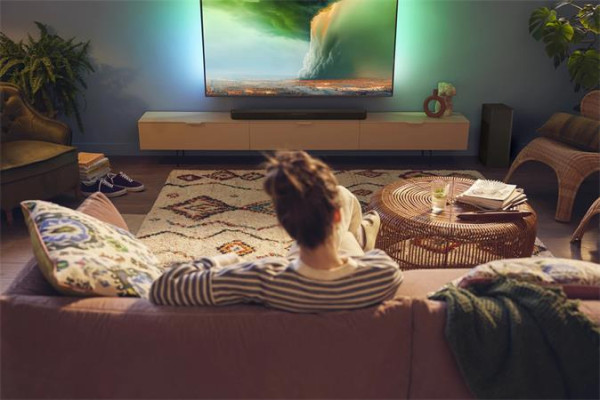 Reproduktor s bezdrôtovým subwooferom, PHILIPS "TAB6309", tmavosivý 5
