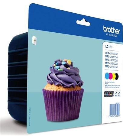 Náplň multipack k tlačiarňam "DCP-J4110DW, MFC-J4410DW", BROTHER, b+c+m+y, 4*600 strán 1